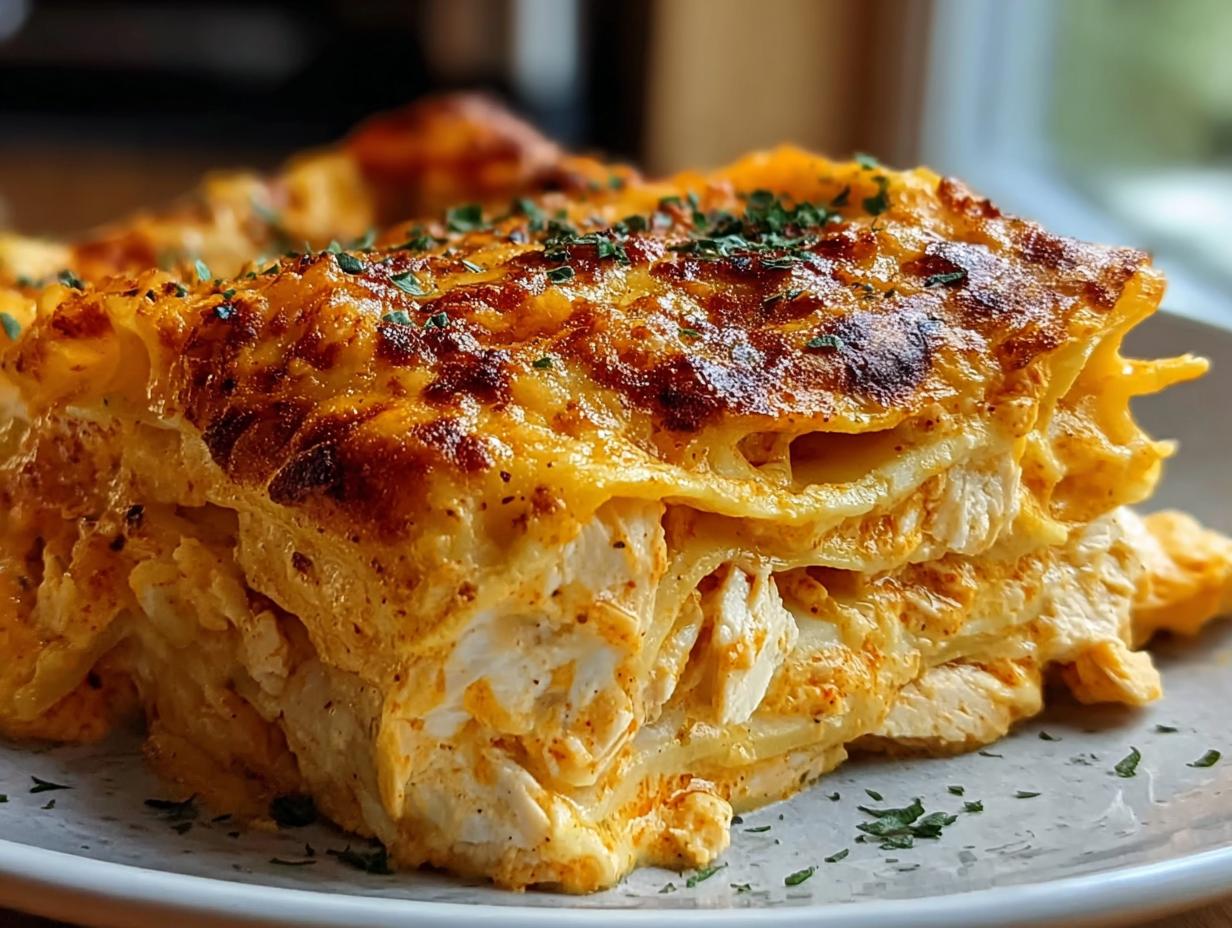 Cheesy Buffalo Ranch Chicken: 9 Amazing Layers - Cheesy Buffalo Ranch Chicken - additional detail