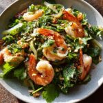 Cilantro Salad Shallots Shrimp