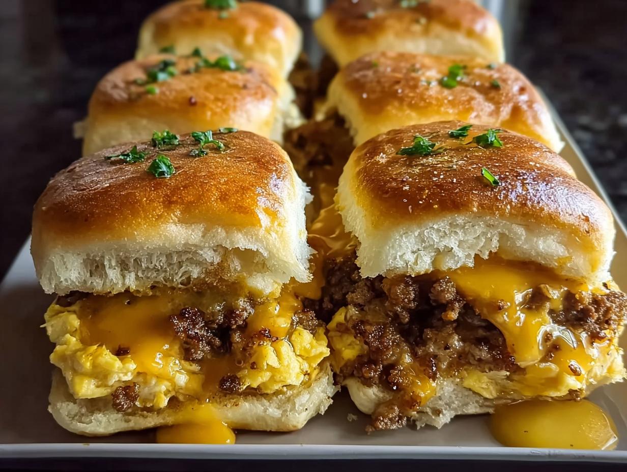 Cowboy Breakfast Sliders For