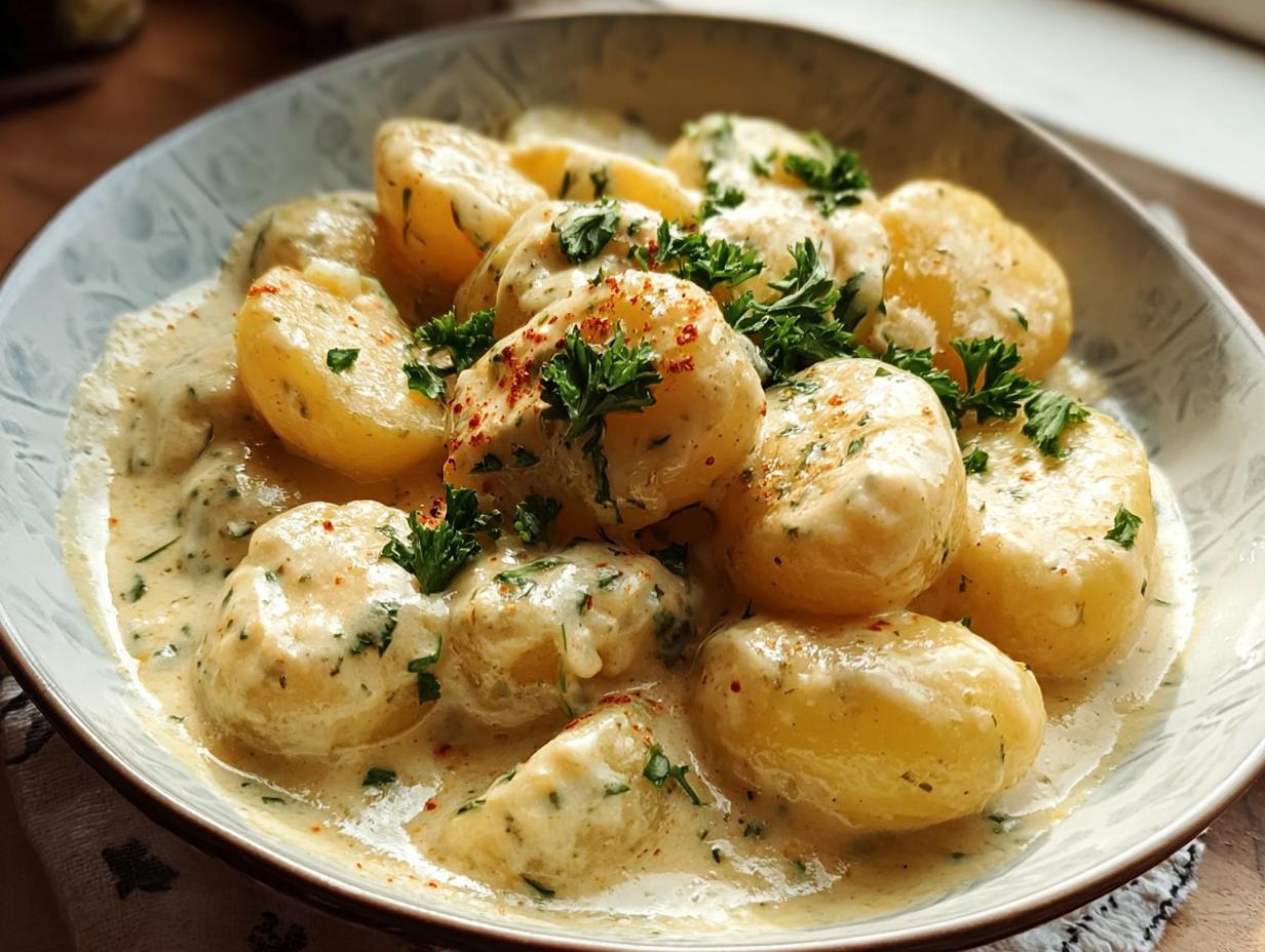Creamy Baby Potatoes