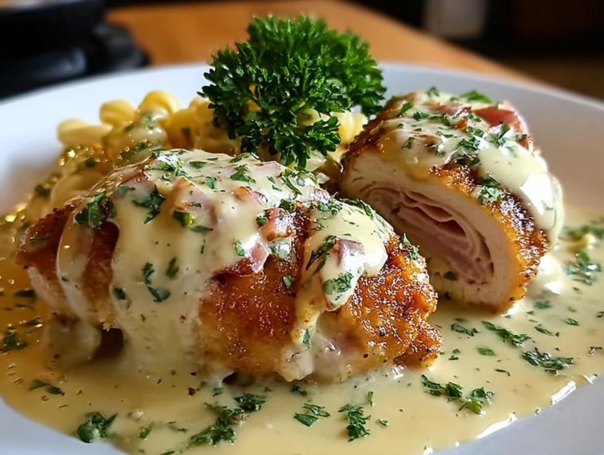 Creamy Chicken Cordon Bleu