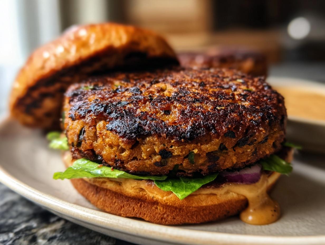 Epic Black Bean Burger: A 20-Min Flavor Bonanza - Epic Black Bean Burger - additional detail