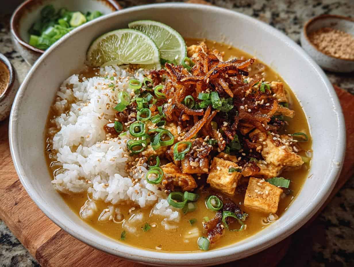 Crispy Ginger Miso Sesame Tofu - Ginger Miso Sesame Tofu - additional detail
