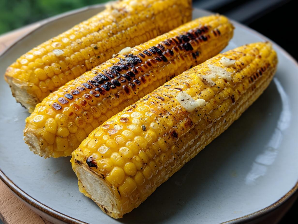 Grilled Corn Cob: 10 Minute Summer Perfection - Grilled Corn Cob - additional detail