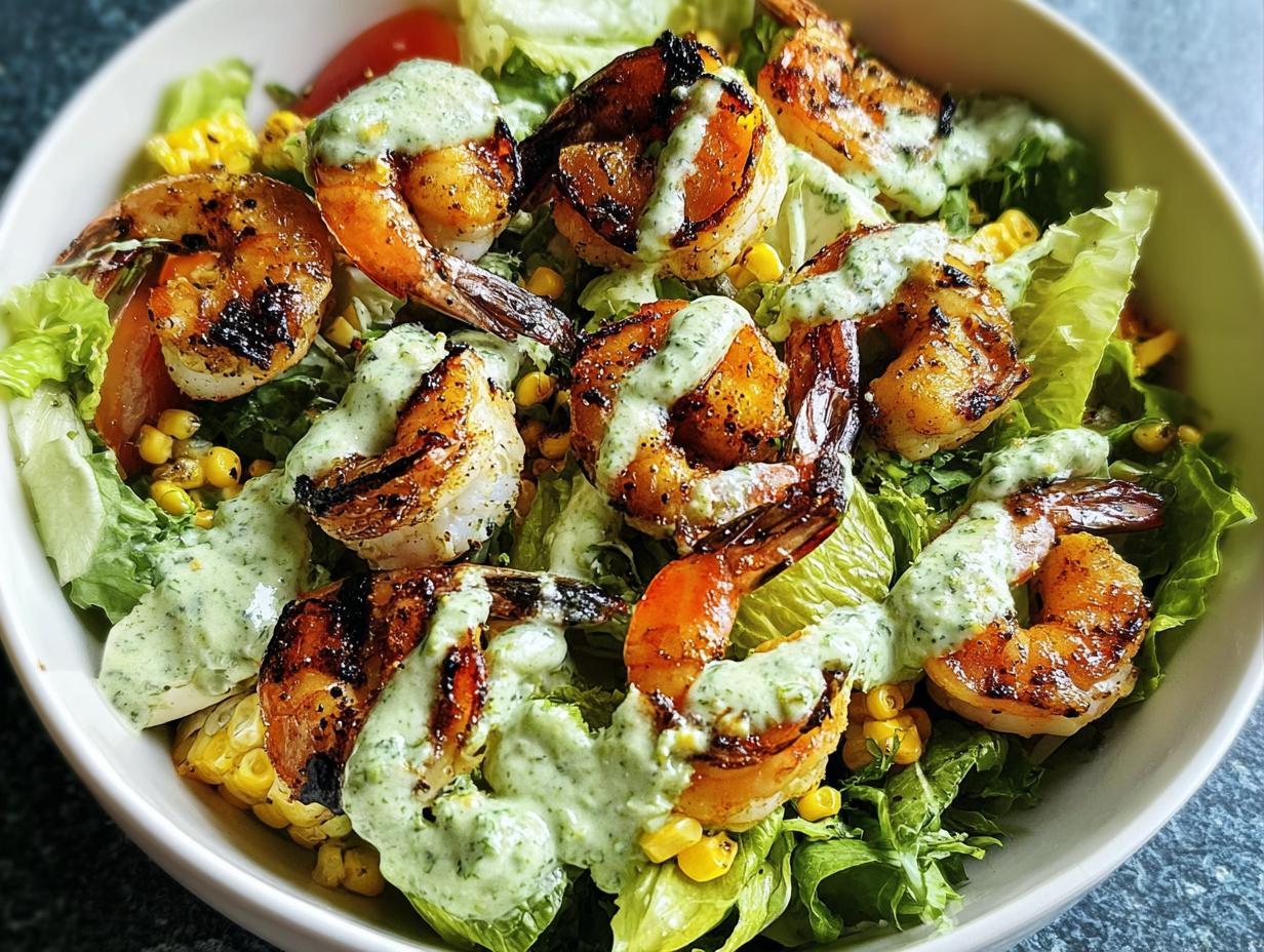 Grilled Shrimp Summer Salad