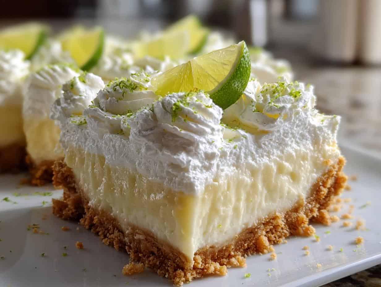 Key Lime Pie Lush: Blissful No-Bake Treat - Key Lime Pie Lush - additional detail