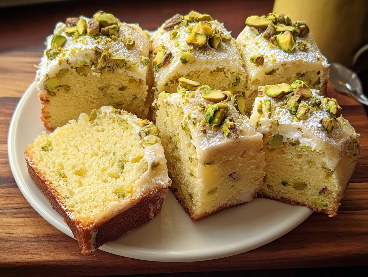 Lemon Pistachio Cake Incredible
