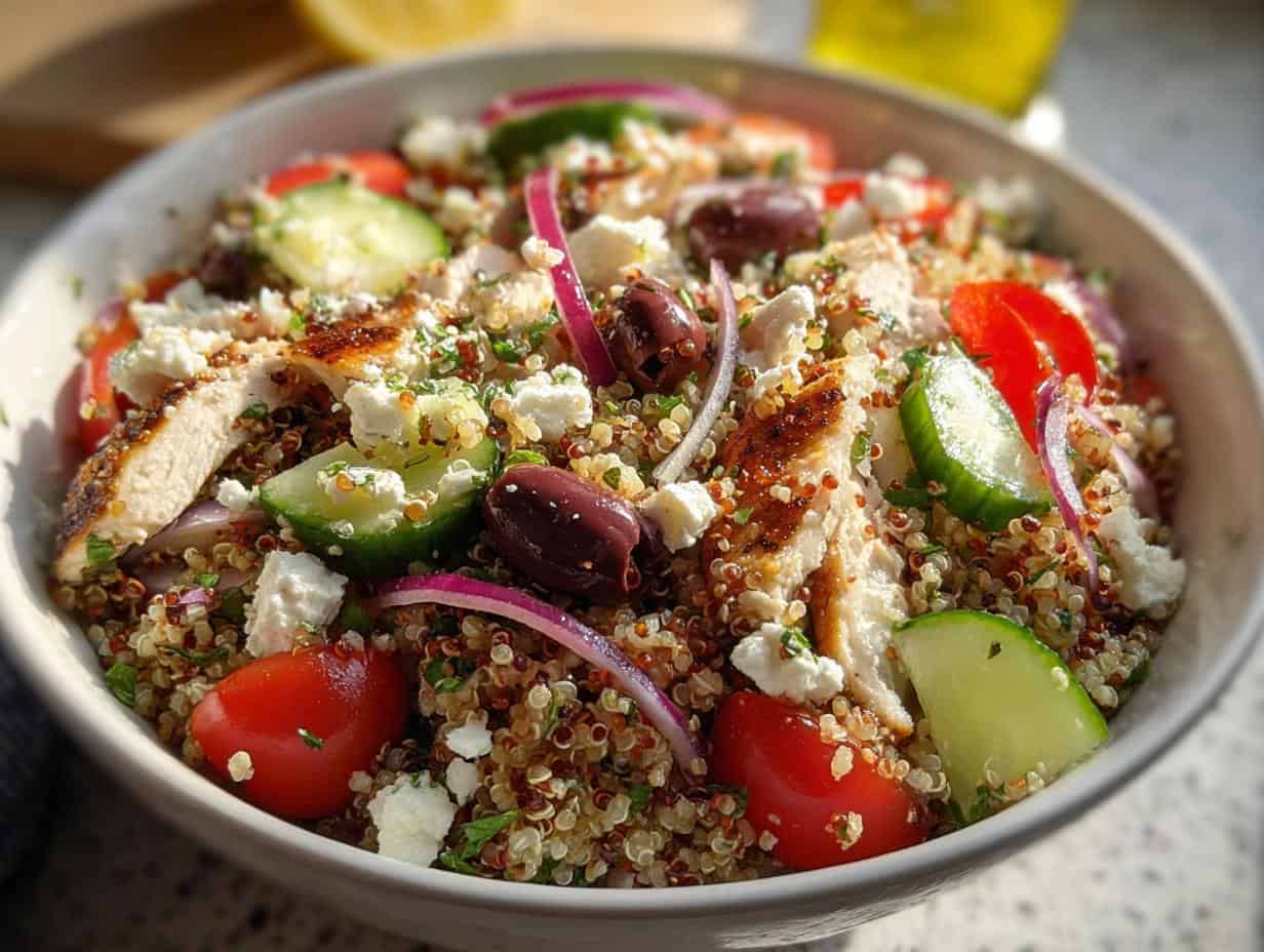 Amazing Mediterranean Quinoa Salad Grilled Ready - Mediterranean Quinoa Salad Grilled - additional detail