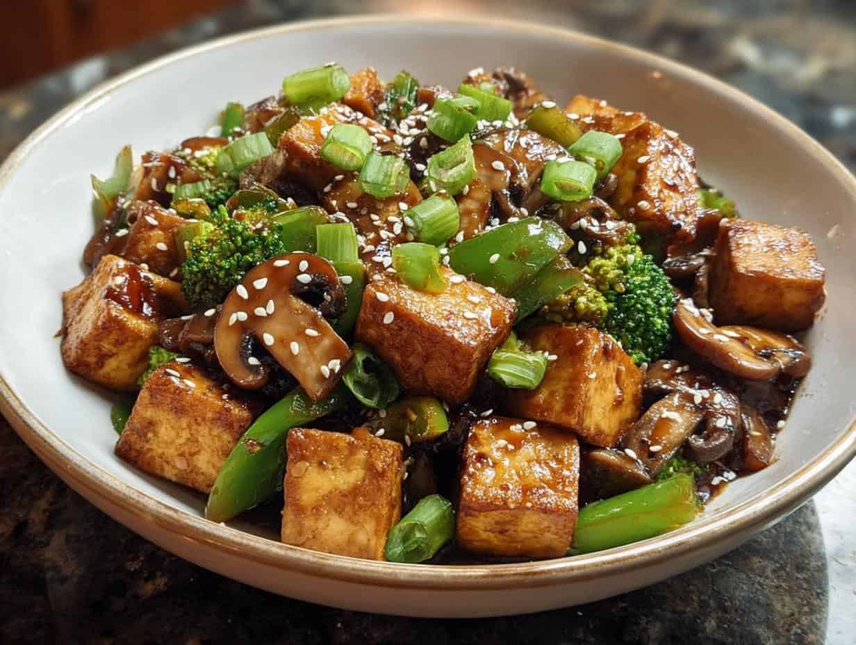 Mushroom Tofu Stir Fry