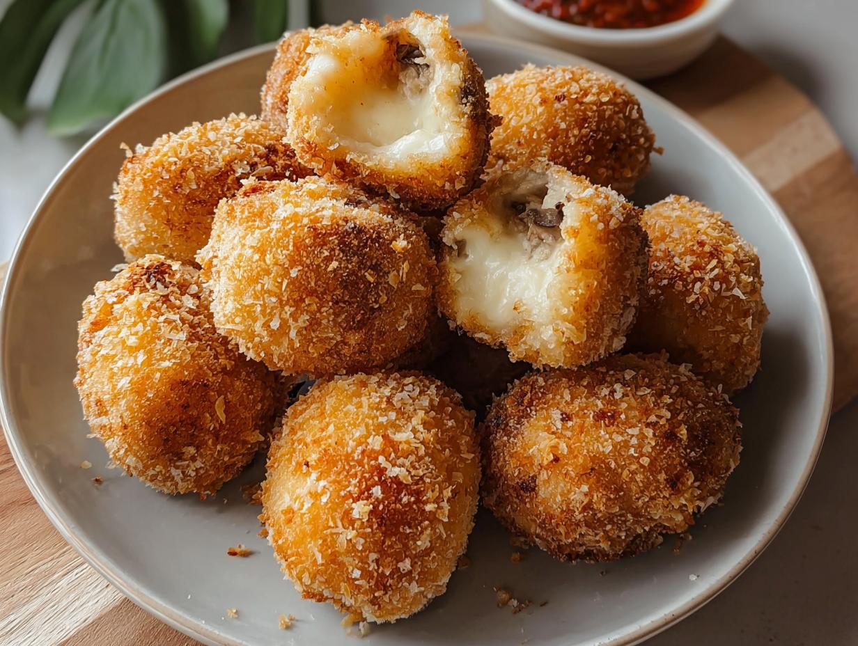 Potato Mushroom Croquettes
