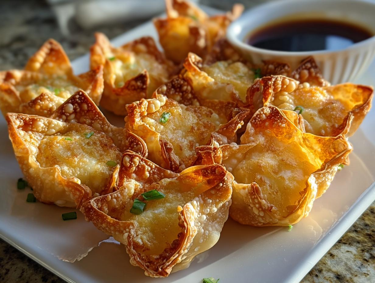 Shrimp Cream Cheese Wontons