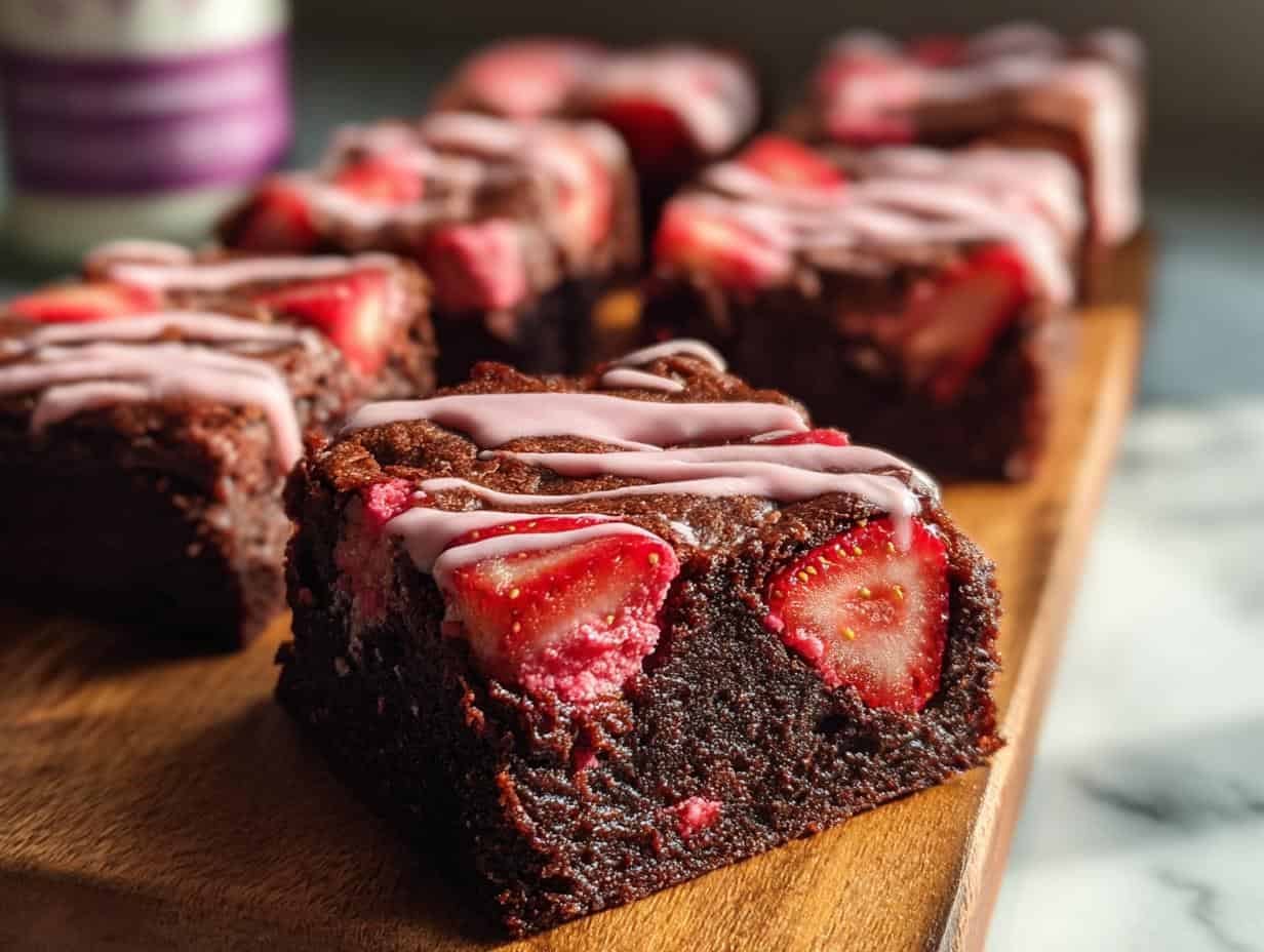 Strawberry Brownies