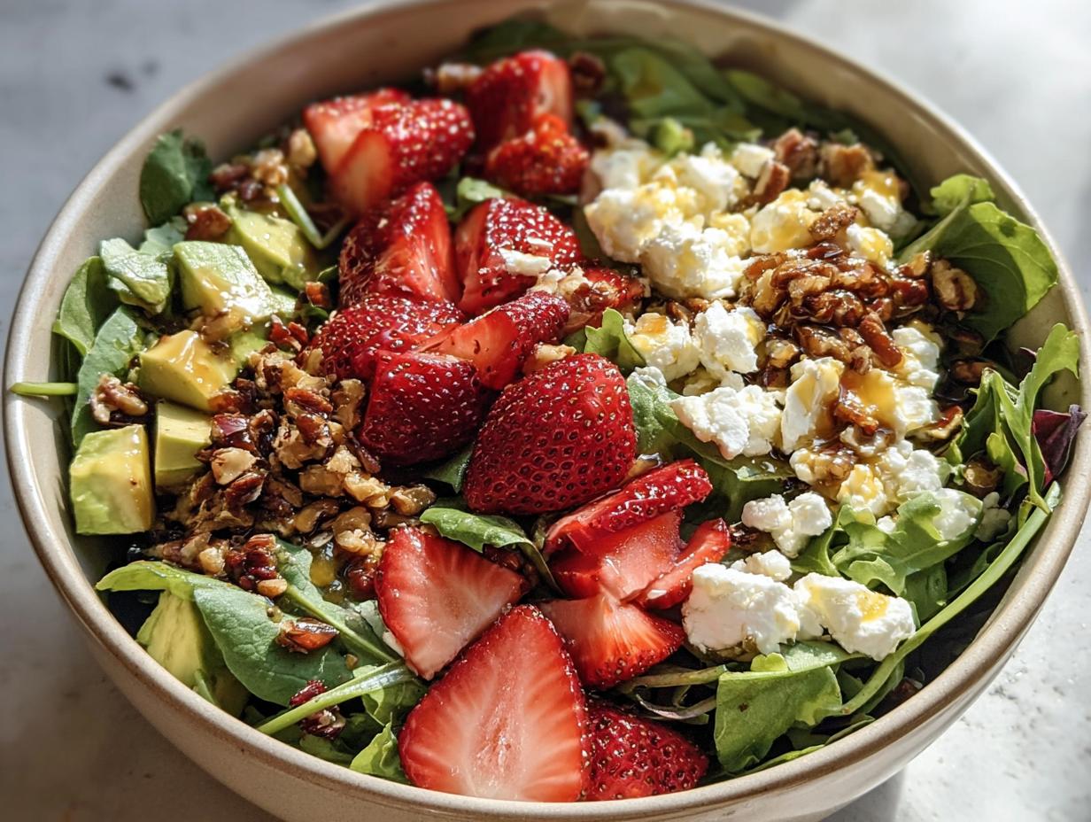 Strawberry Crunch Salad Champagne