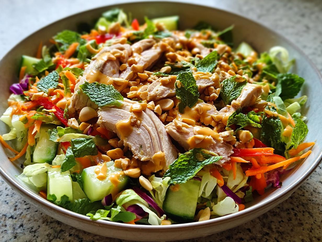 Thai Chicken Peanut Salad