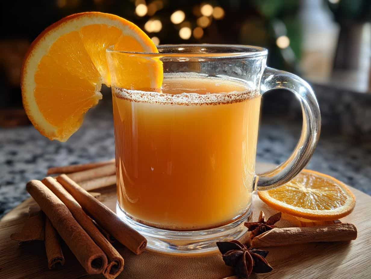 Warm Cinnamon Orange Delight ingredients and spices