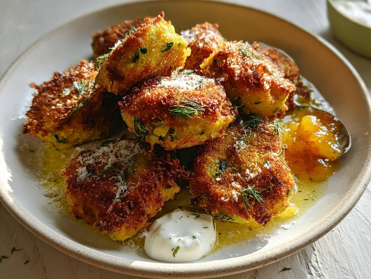 Amazing Zucchini Polenta Fritters: 4 Secrets - Zucchini Polenta Fritters - additional detail