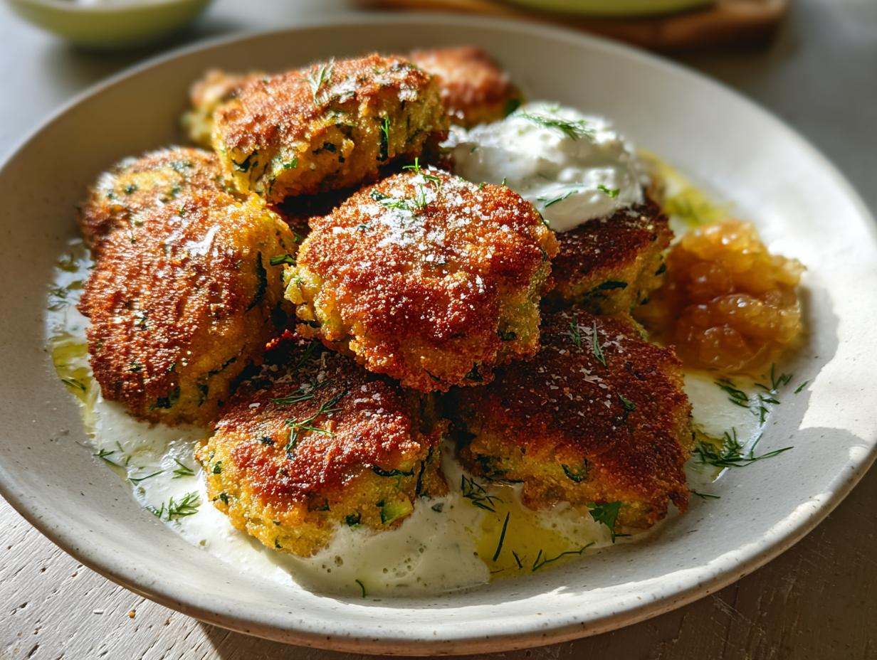 Amazing Zucchini Polenta Fritters: 4 Secrets - Zucchini Polenta Fritters - additional detail