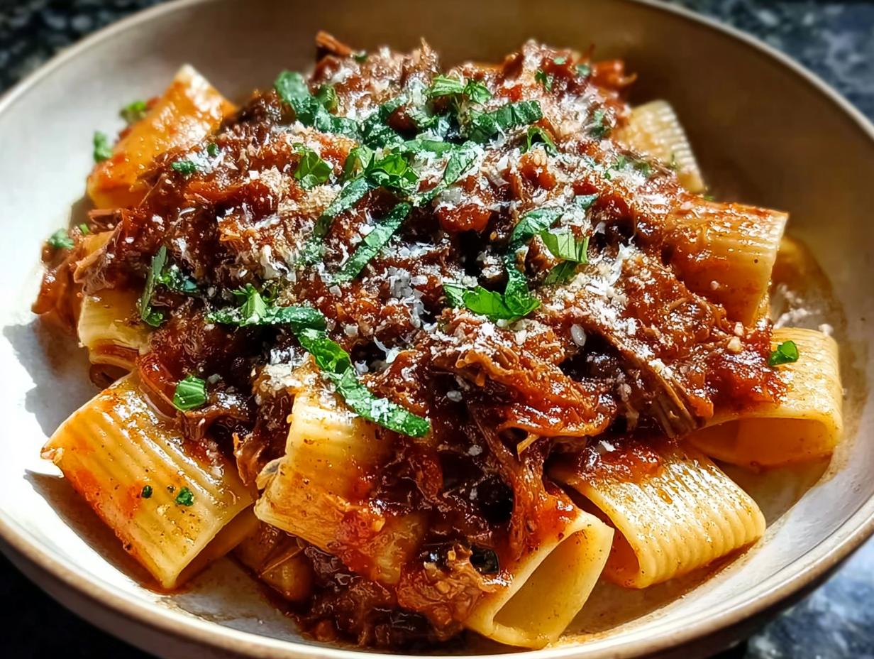 Braised Short Rib Ragu: 2 Hour Melt-in-Mouth - Braised Short Rib Ragu - main visual representation