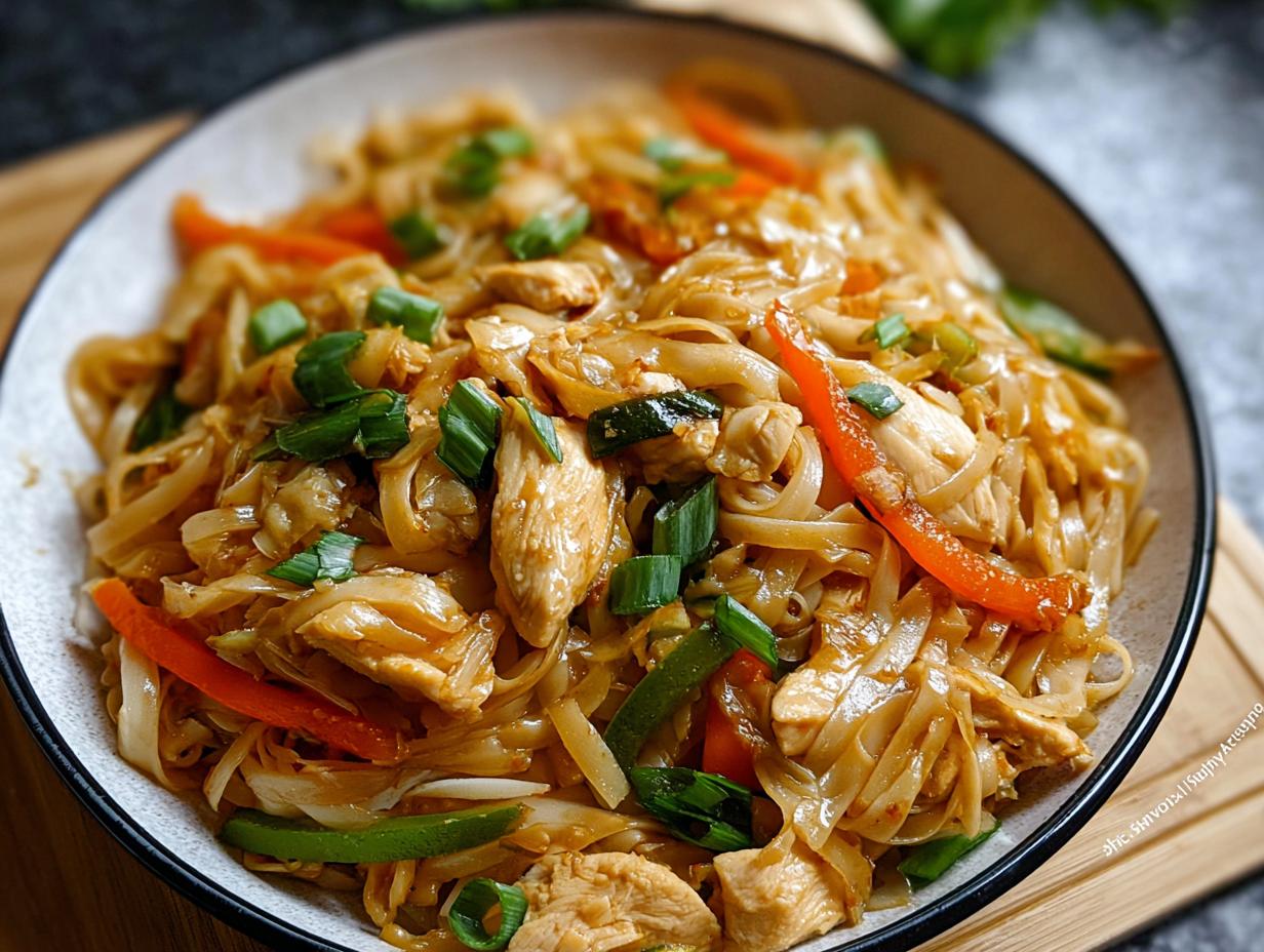 Chicken Chow Fun