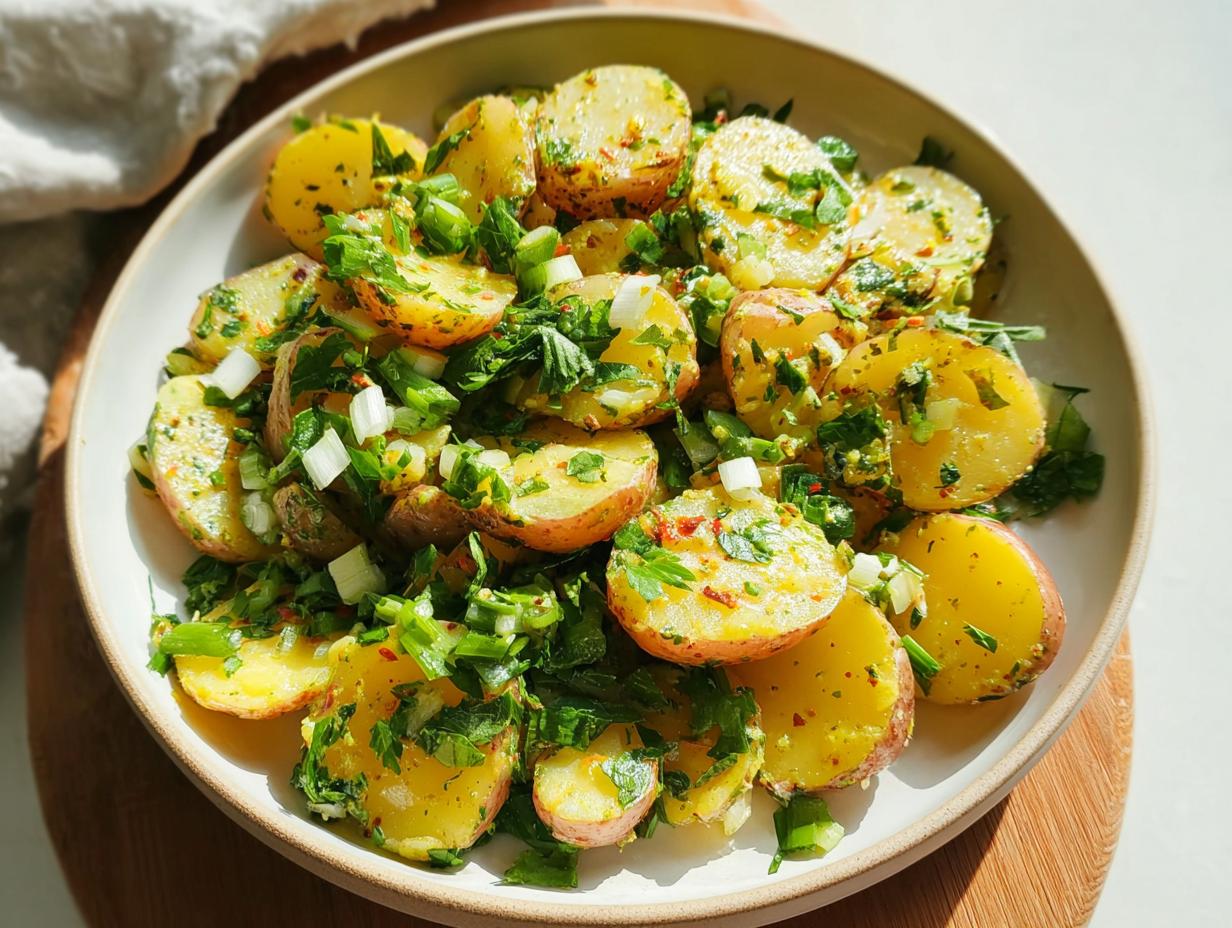 French Style Potato Salad: 1 Glorious Recipe - French Style Potato Salad - additional detail