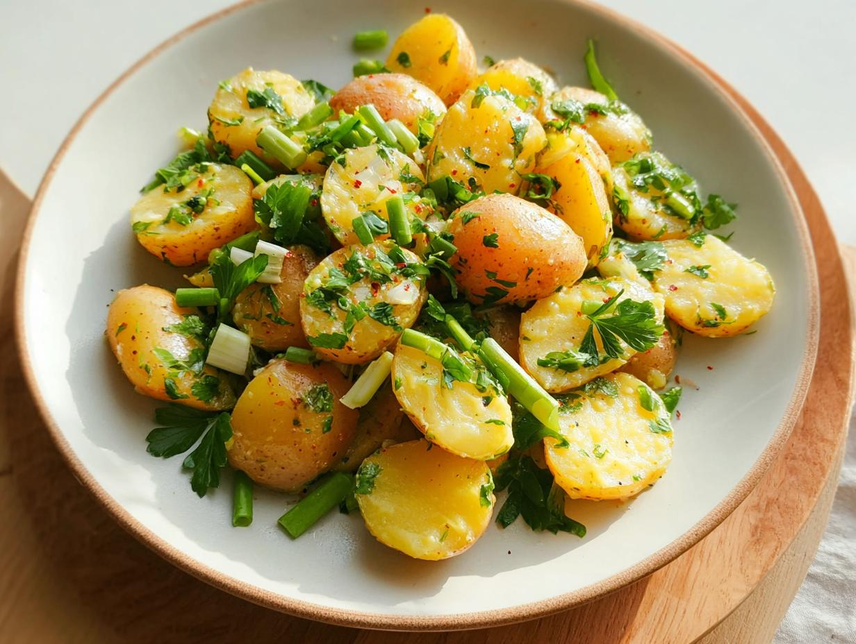 French Style Potato Salad: 1 Glorious Recipe - French Style Potato Salad - additional detail