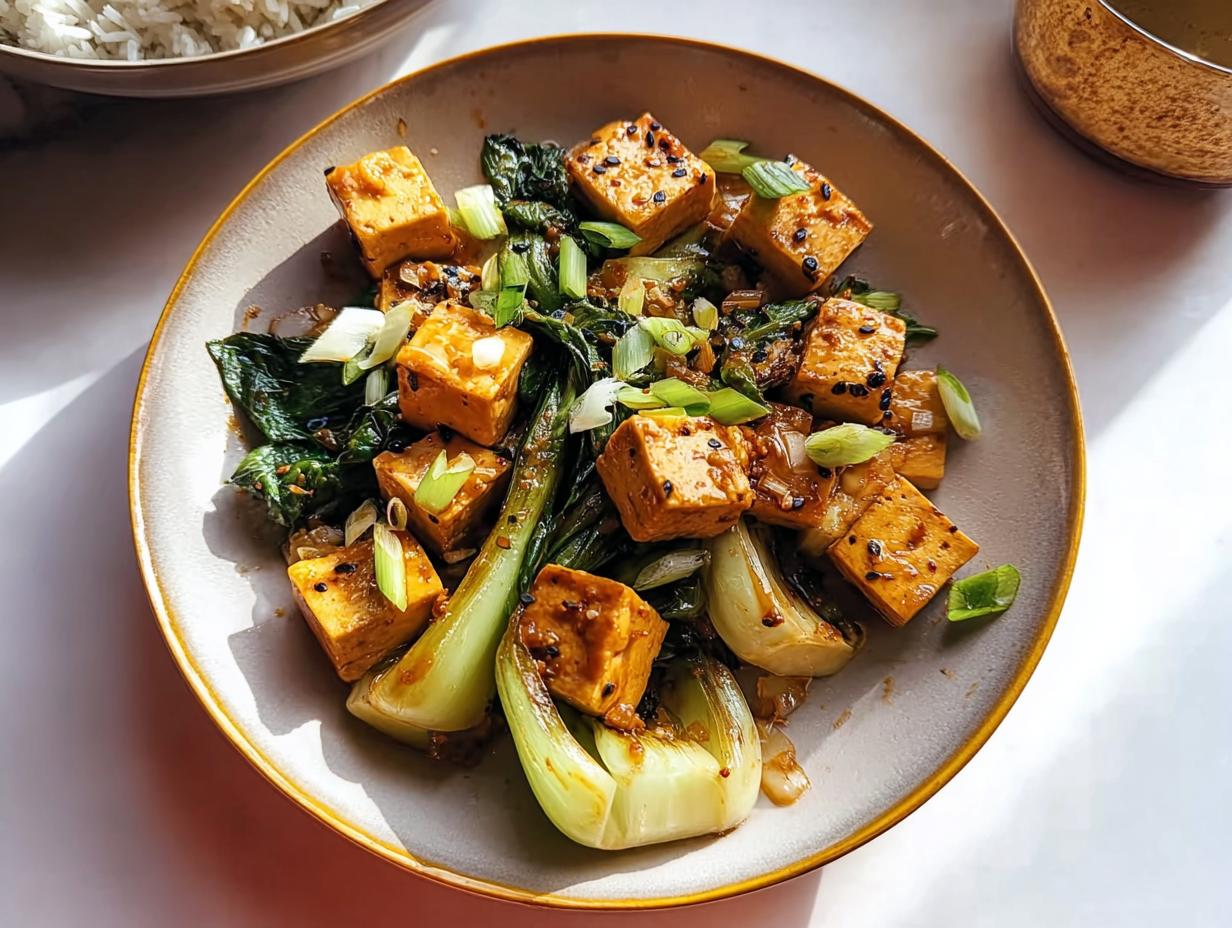 Tofu Bok Choy Stir: Amazing 30-Min Meal - Tofu Bok Choy Stir - additional detail