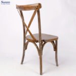 Vintage wooden dining chair for classic home decor and comfort.
