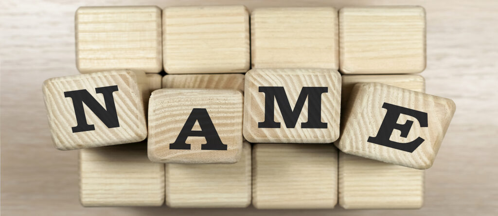 Changing your business name