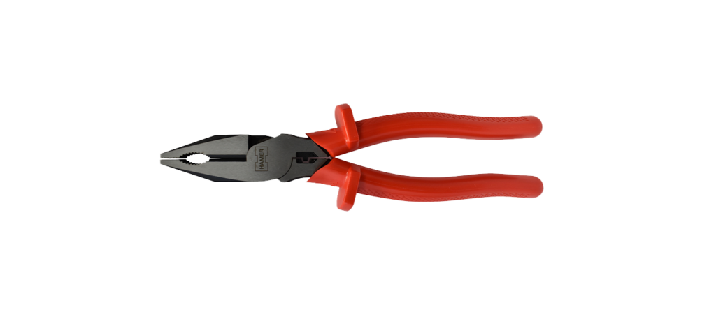 Hamer – 1000V Universal Pliers with High Leverage Hinge and Crimper