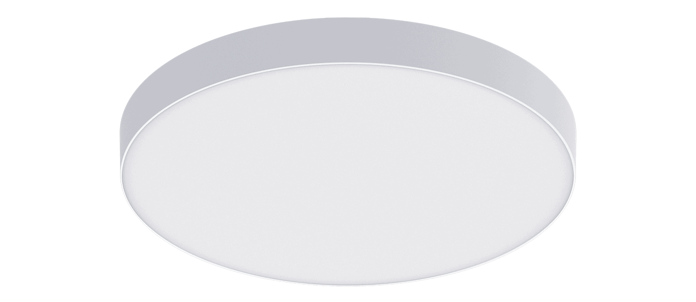 LED ceiling light fixture with modern design, ideal for home or office lighting.