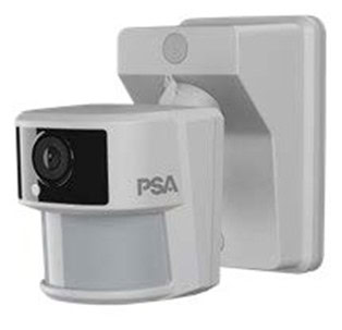 Wireless security camera with motion detection and night vision for home safety.