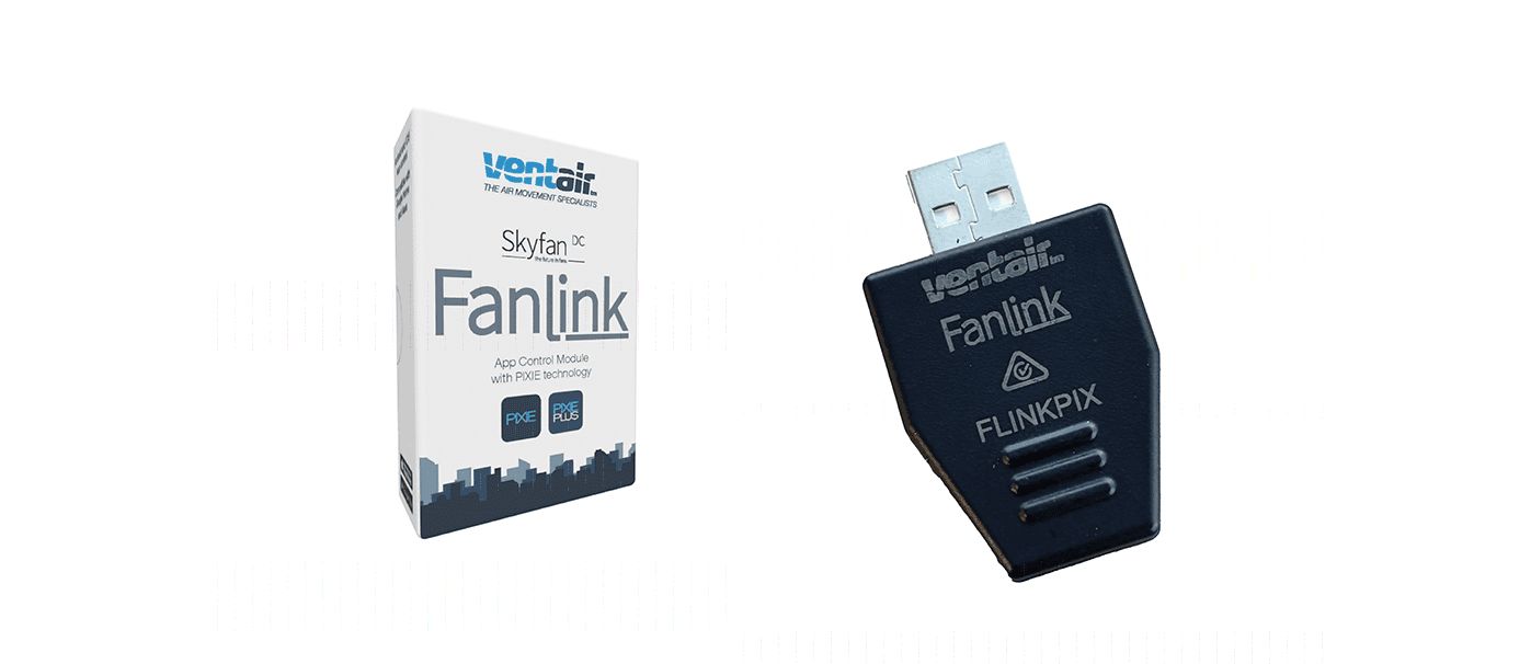 USB Wi-Fi adapter for enhanced wireless connectivity, compatible with Skyfan FanLink devices.