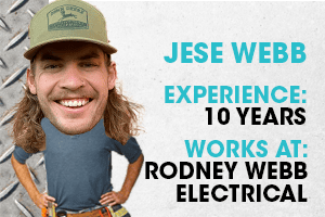 High-quality electrical work by Rodney Webb Electrical in Australia.