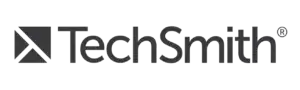 TechSmith logo – Camtasia, Audiate, Screencast Pro and Snagit software