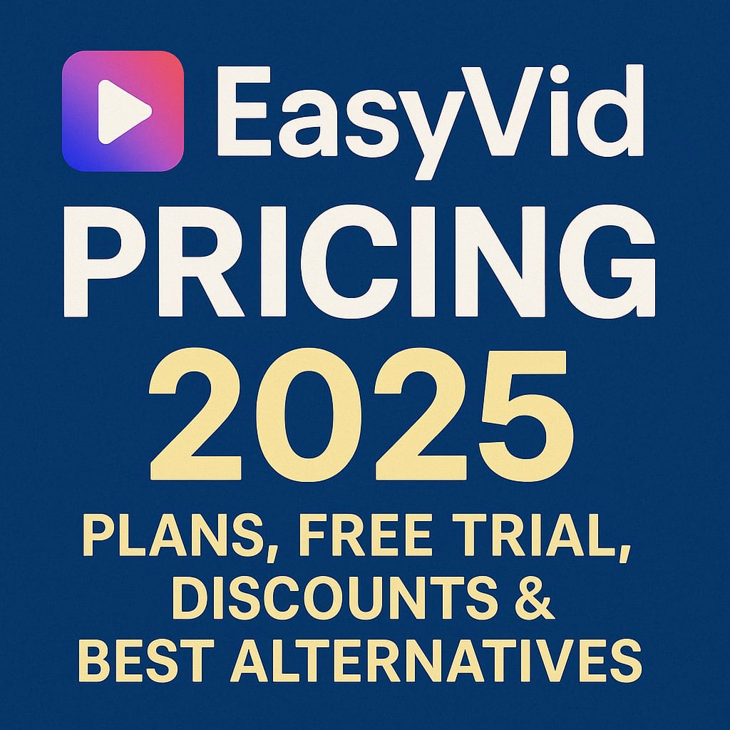 EasyVid pricing 2025 plans cost free trial