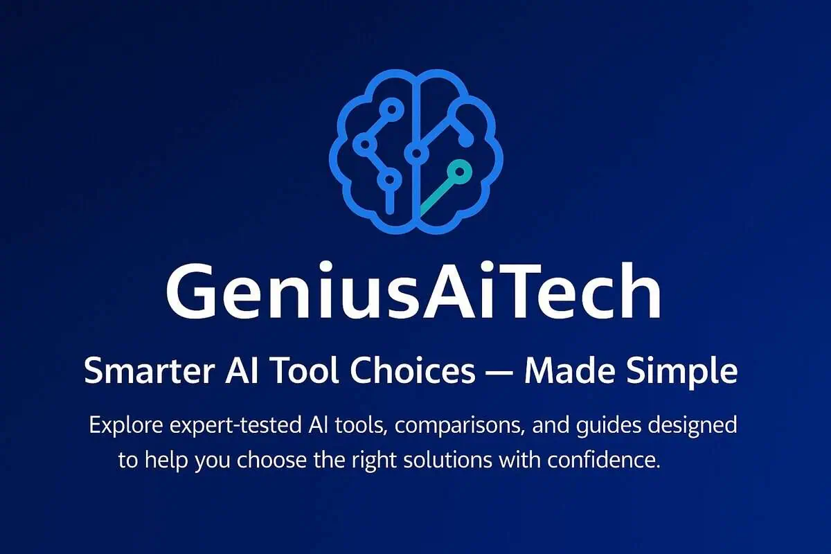 GeniusAiTech AI tools hero banner for 2026