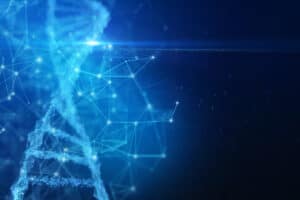 blue dna light atoms