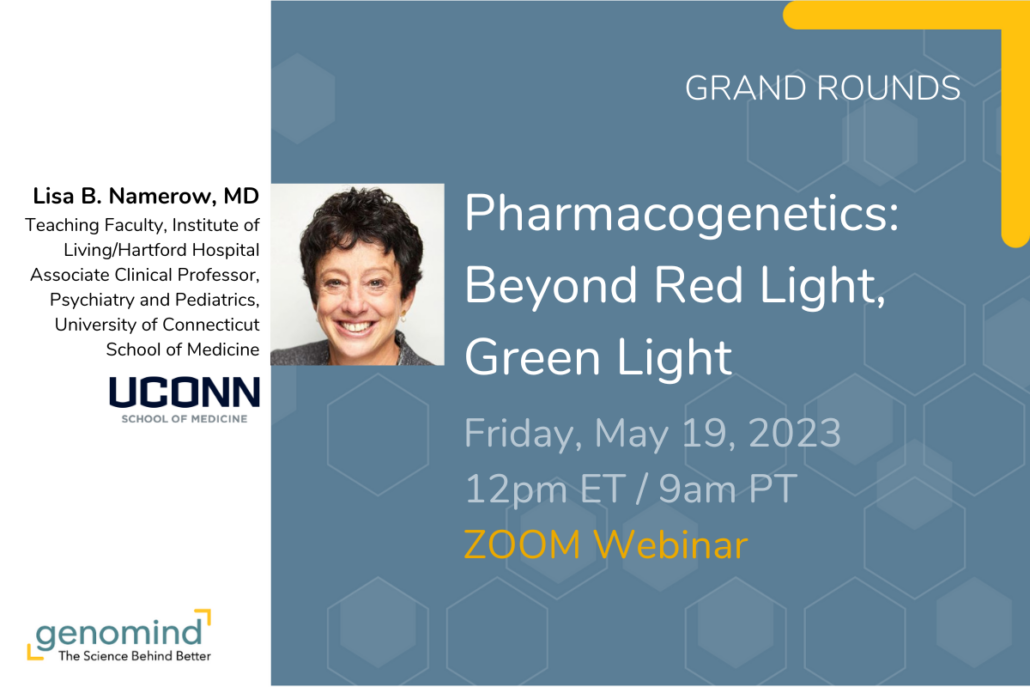 Grand Rounds event card featuring Dr. Lisa Namerow