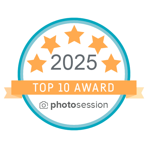 Photosession Award Badge 2025 Top 10 Award For Headshot Photographers in Sydney awarded to Georgie Greene Photography