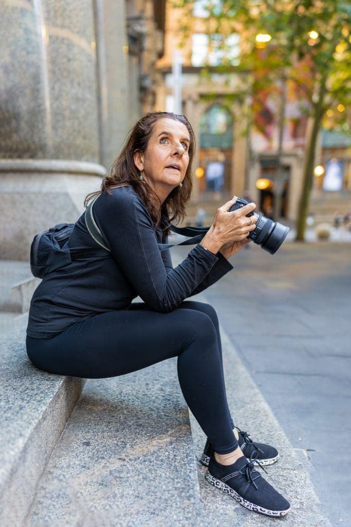 Georgie-Greene-Photographer-Personal-Branding-Sydney-NSW – Professional Photographer Sydney Georgie Greene Personal Branding photographer taking a photograph in a Sydney Street