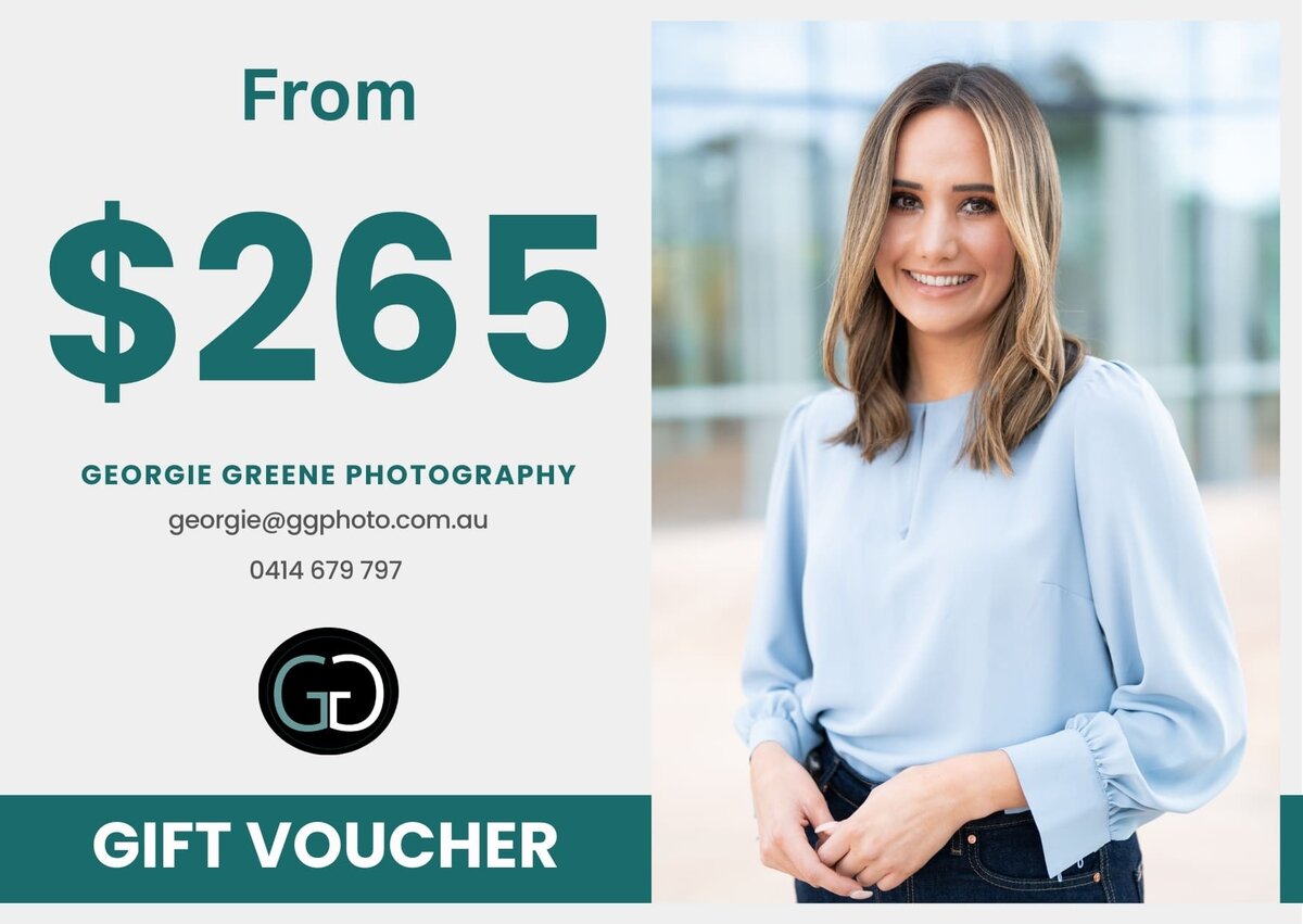 Gift Voucher for Georgie Greene Photography in Sydney Australia