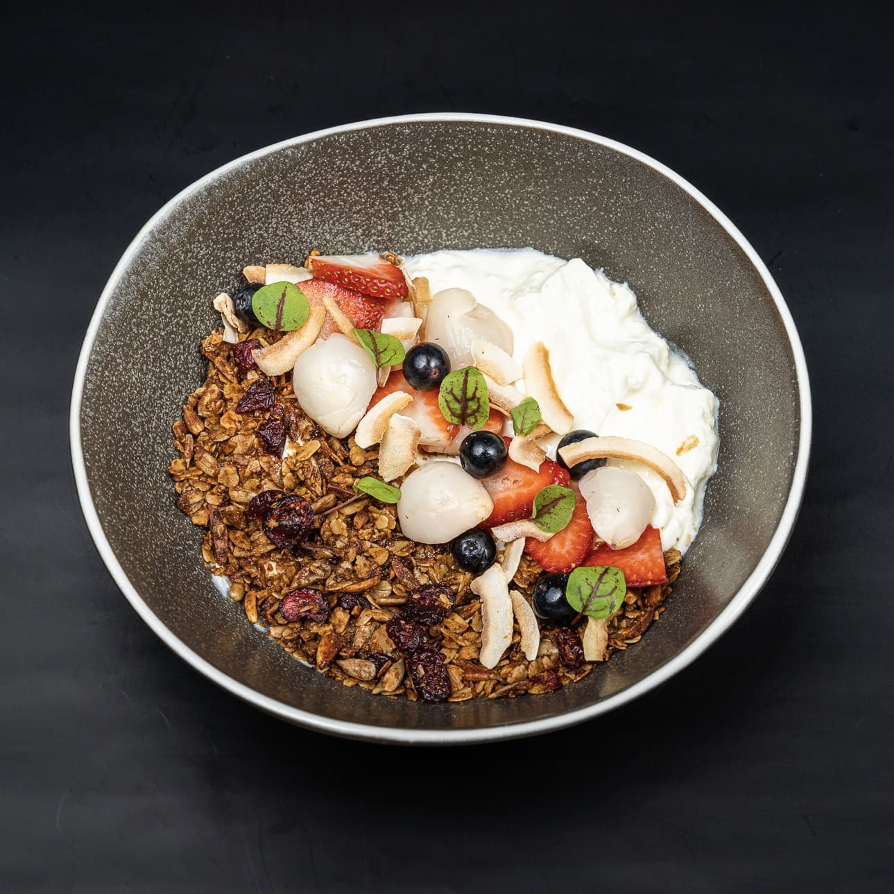 granola breakfast taken by Sydney food photographer Georgie Greene
