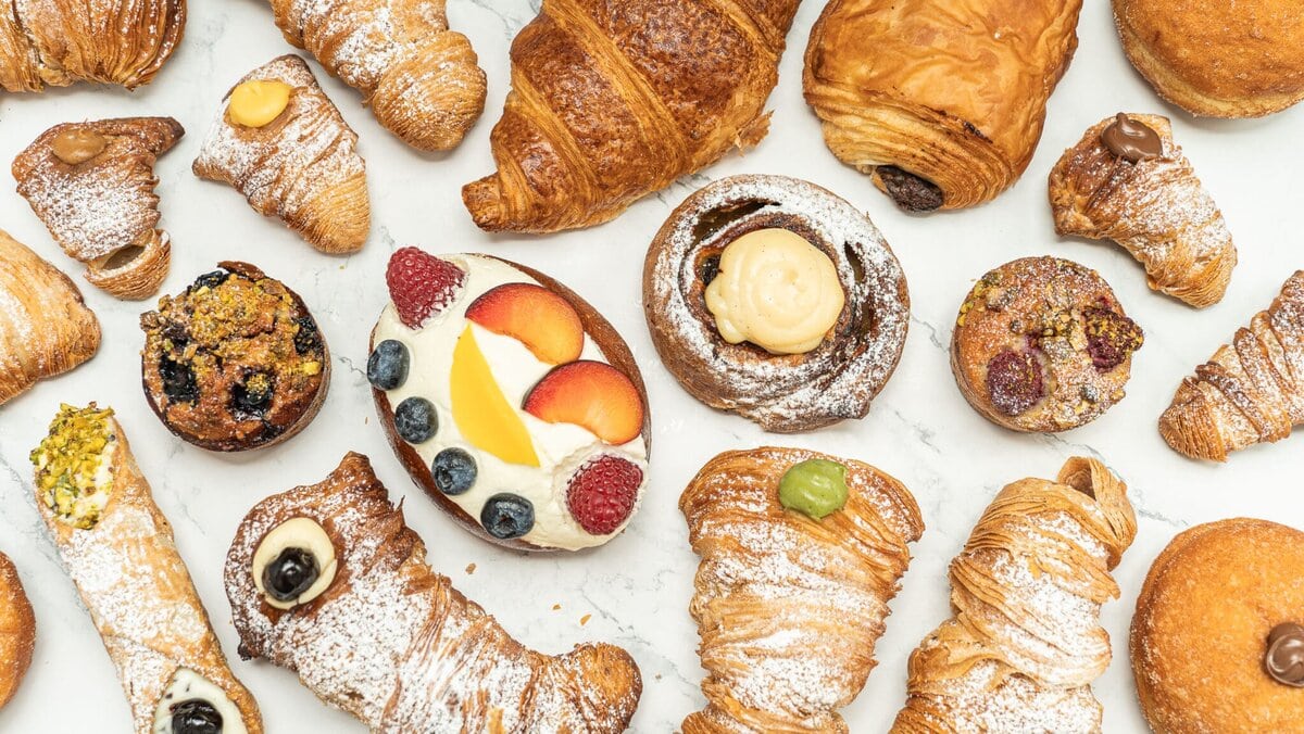 Pastry Selection taken by Sydney food photographer Georgie Greene