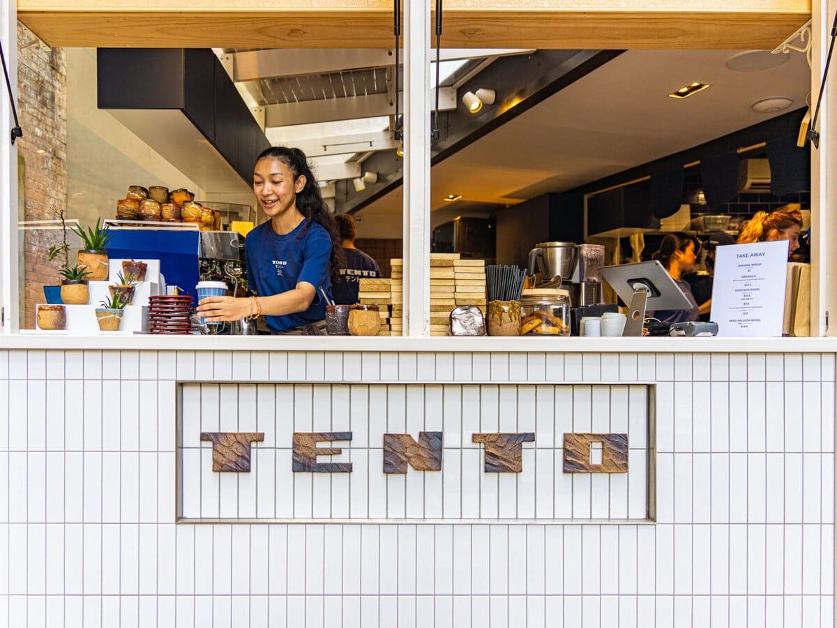 Tento Japanese Cafe coffee area taken by Sydney food photographer Georgie Greene