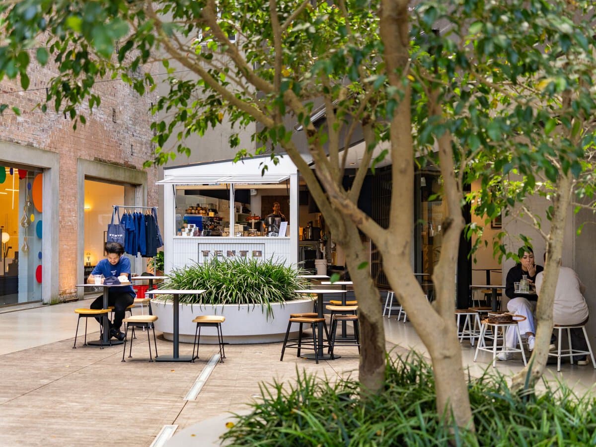 Tento Japanese Cafe courtyard taken by Sydney food photographer Georgie Greene