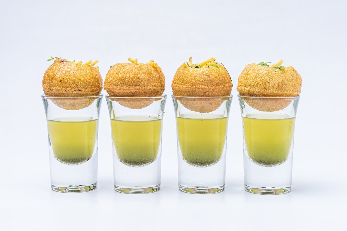 vodka pani puri taken by Sydney food photographer Georgie Greene
