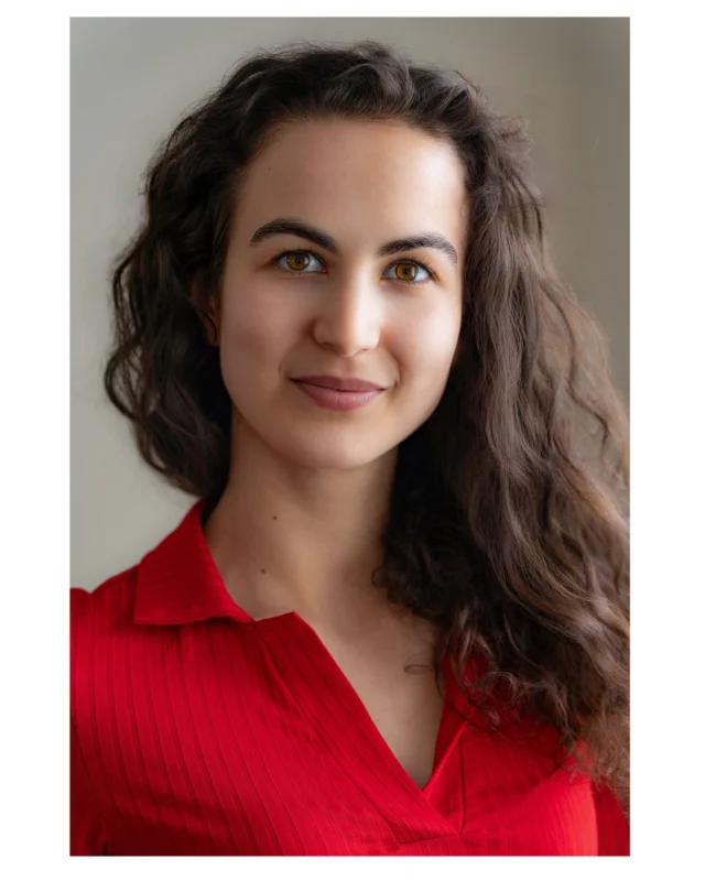 What a beautiful client, I just used natural light from a window to take this portrait.