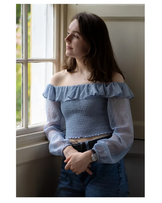 This is another photo from my ‘oldie but a goodie’ series. My beautiful niece looking out of the window in the English light, which is so different from Australian light.