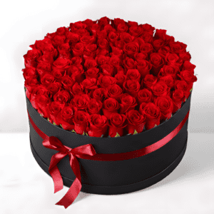 100 Red Roses Valentine Grand Box