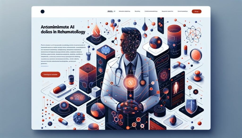 AI medical technology for rheumatology diagnosis and treatment innovation.